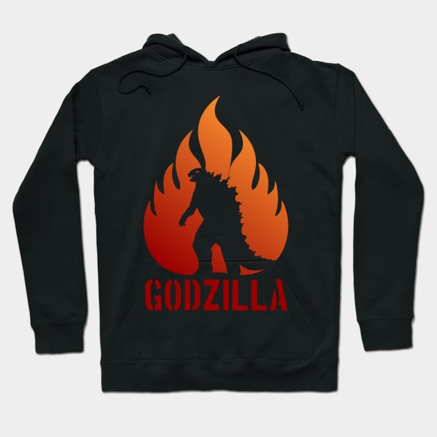 GODZILLA Hoodie by MufaArtsDesigns